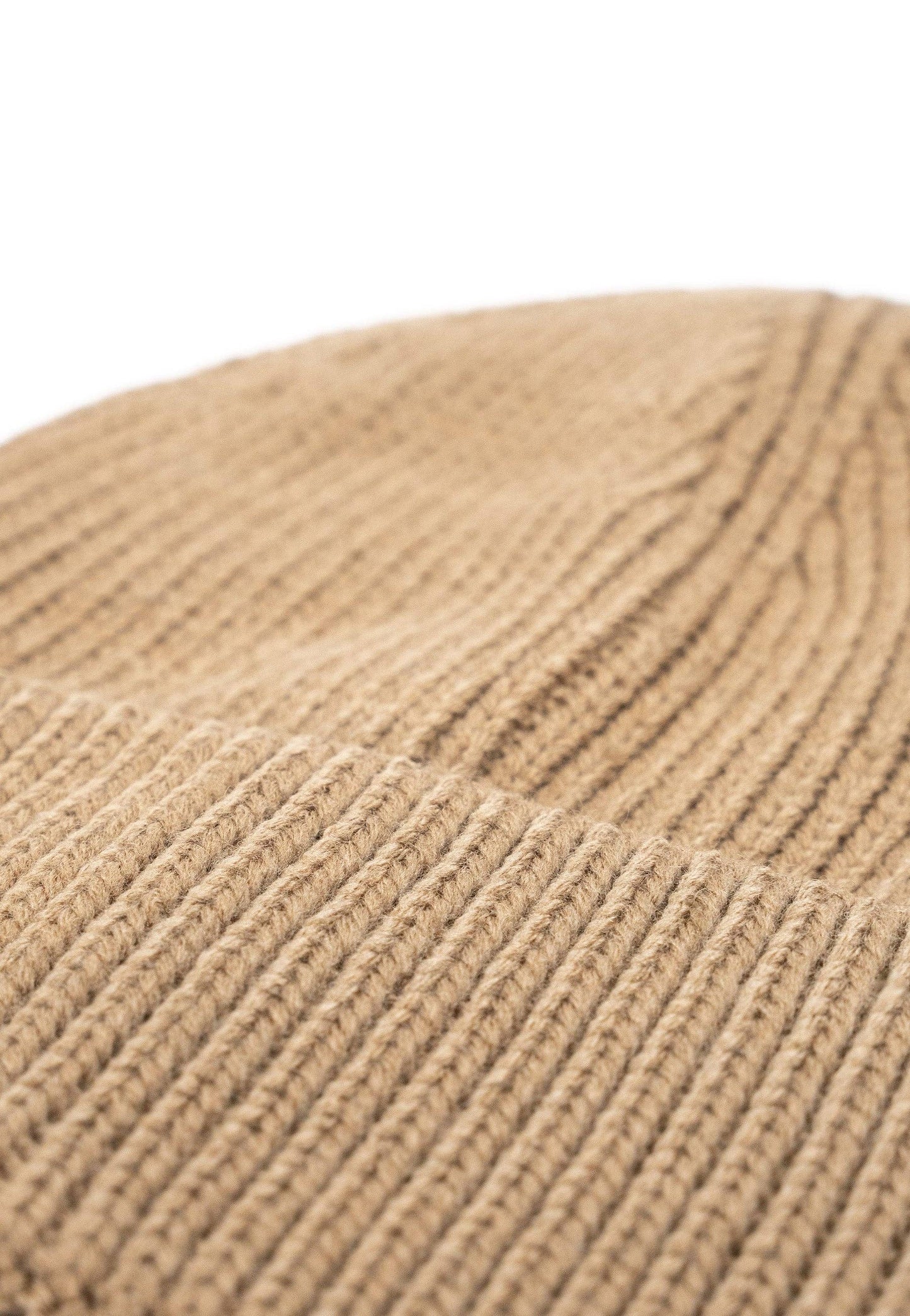Recycled Beanie in Camel