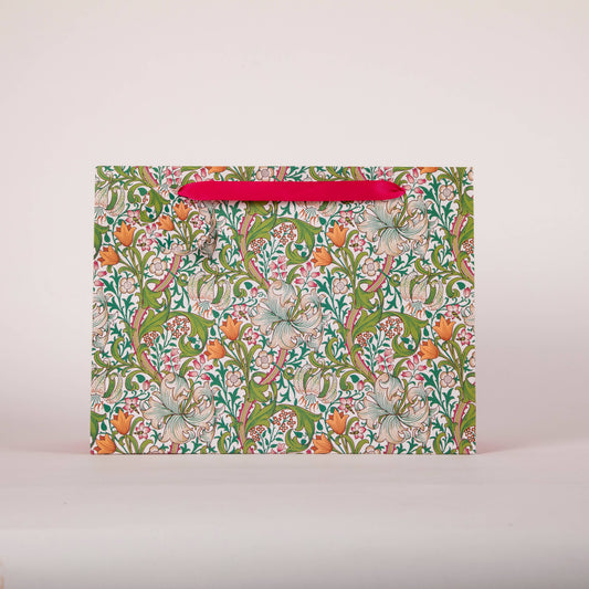 William Morris Golden Lily Fushia Gift Bag