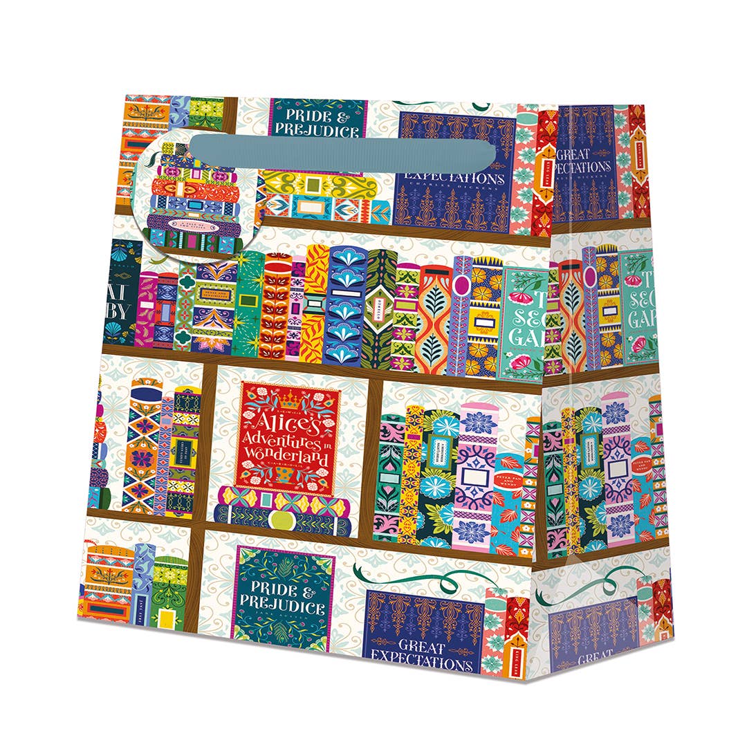 Jenny Zemanek Medium Square Gift Bag Books Eco