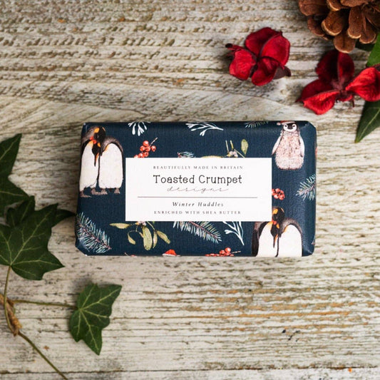 Winter Huddles Soap (Christmas Penguins Collection)