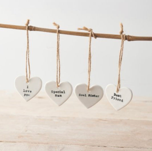 Best Friend Hanging Heart