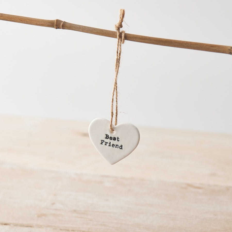 Best Friend Hanging Heart
