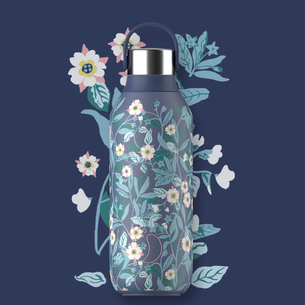 Chilly’s Water Bottle 500ml - Series 2 Liberty Blossom Whale