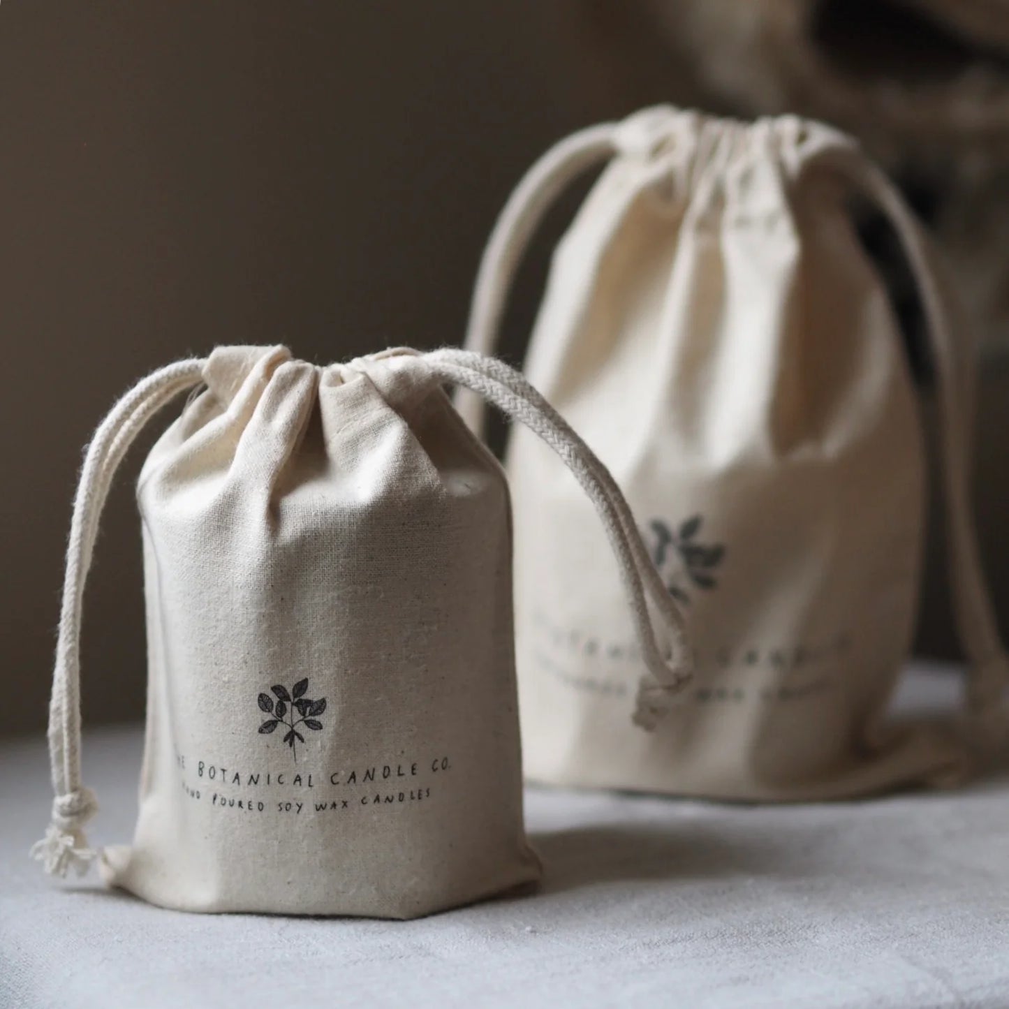 Cotton Candle Gift/Travel Pouch