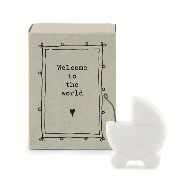 Matchbox Ornament - Welcome to the world