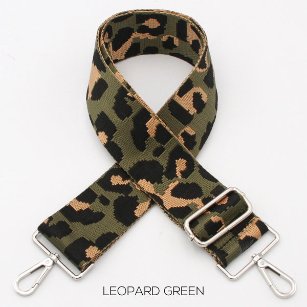 Bag Strap- Khaki Leopard