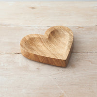 Wooden Heart Dish - 3 sizes