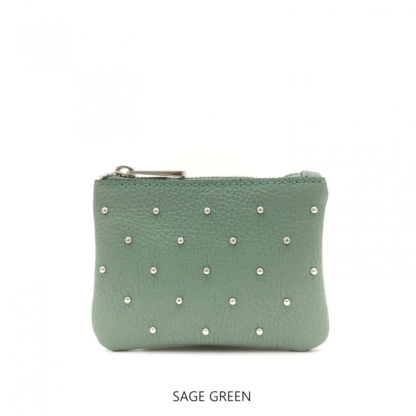 Leather Purse With Studs - Various colours