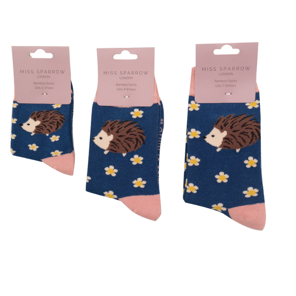 Girls Socks Hedgehogs