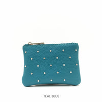 Leather Purse With Studs - Various colours