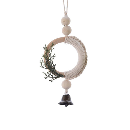 Pine or Leaf Ring Macrame Tree Decoration