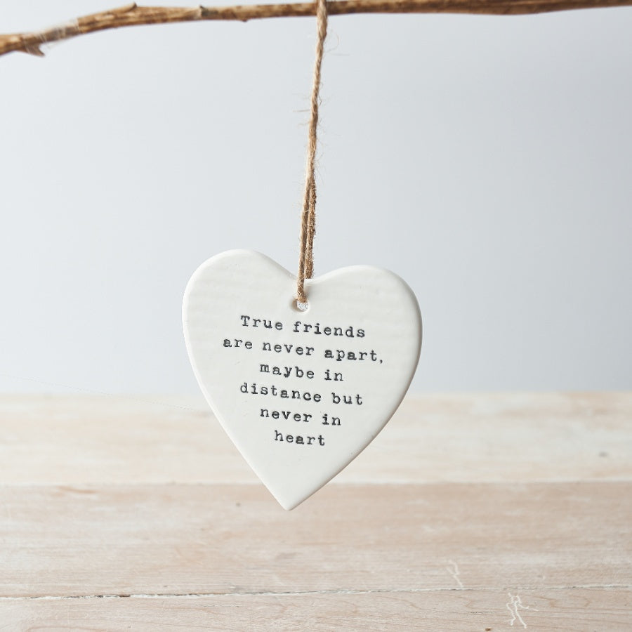 True Friends Hanging Heart