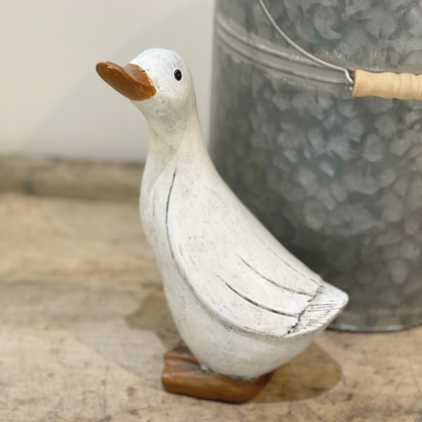 Rustic White Duck - 2 sizes