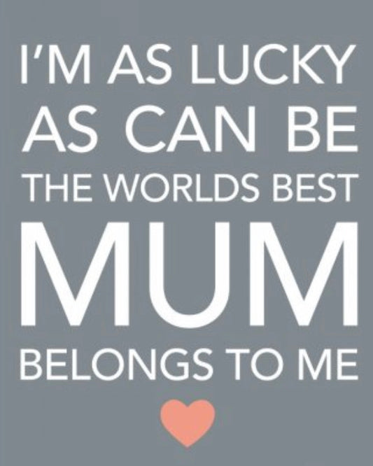 Worlds Best Mum Mini Metal Sign