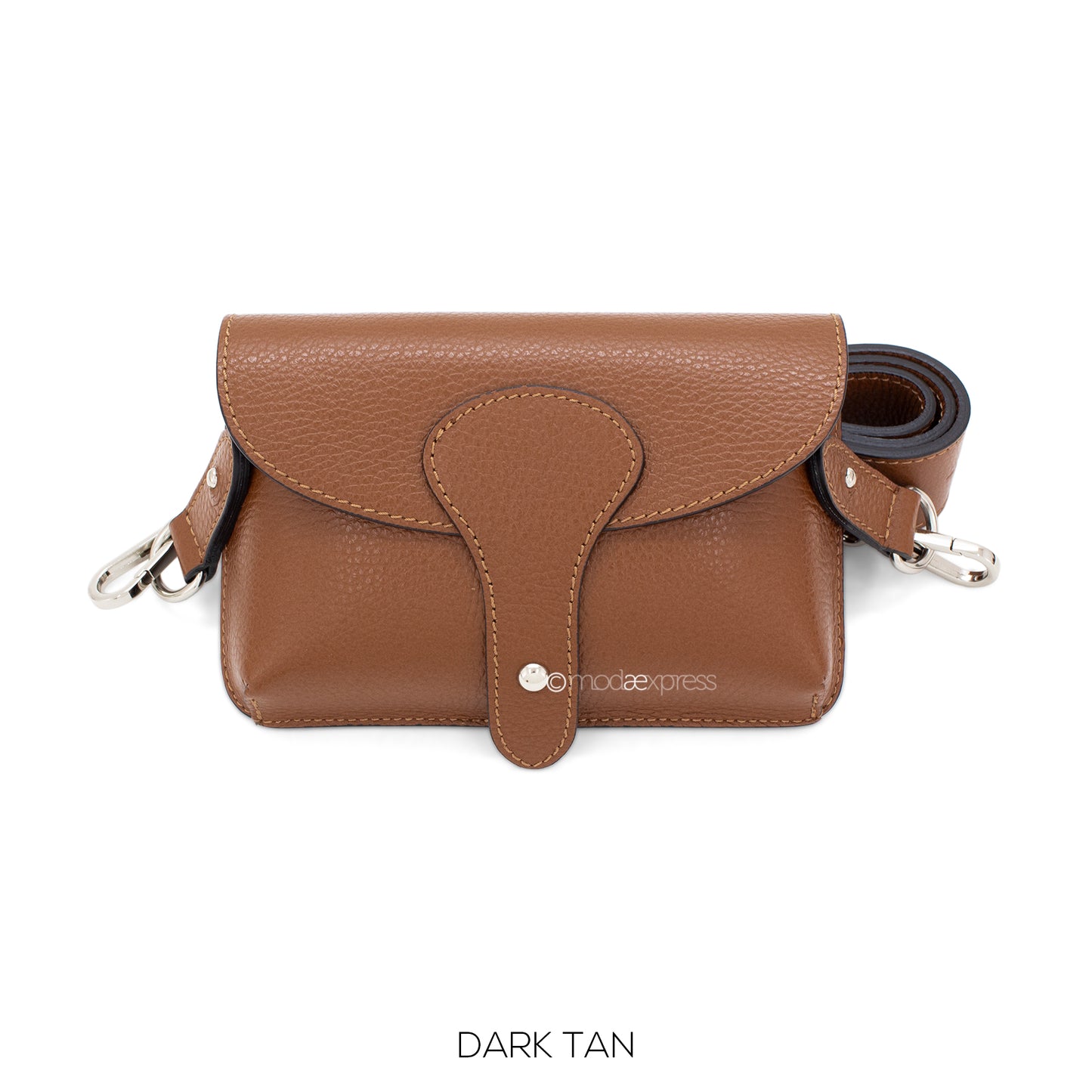 Leather Across Body Chest Bag - Various colours