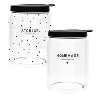 Black Heart Storage Jar - 2 sizes available
