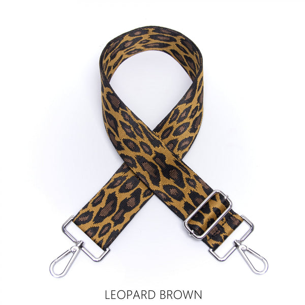 Bag Strap- Brown Leopard