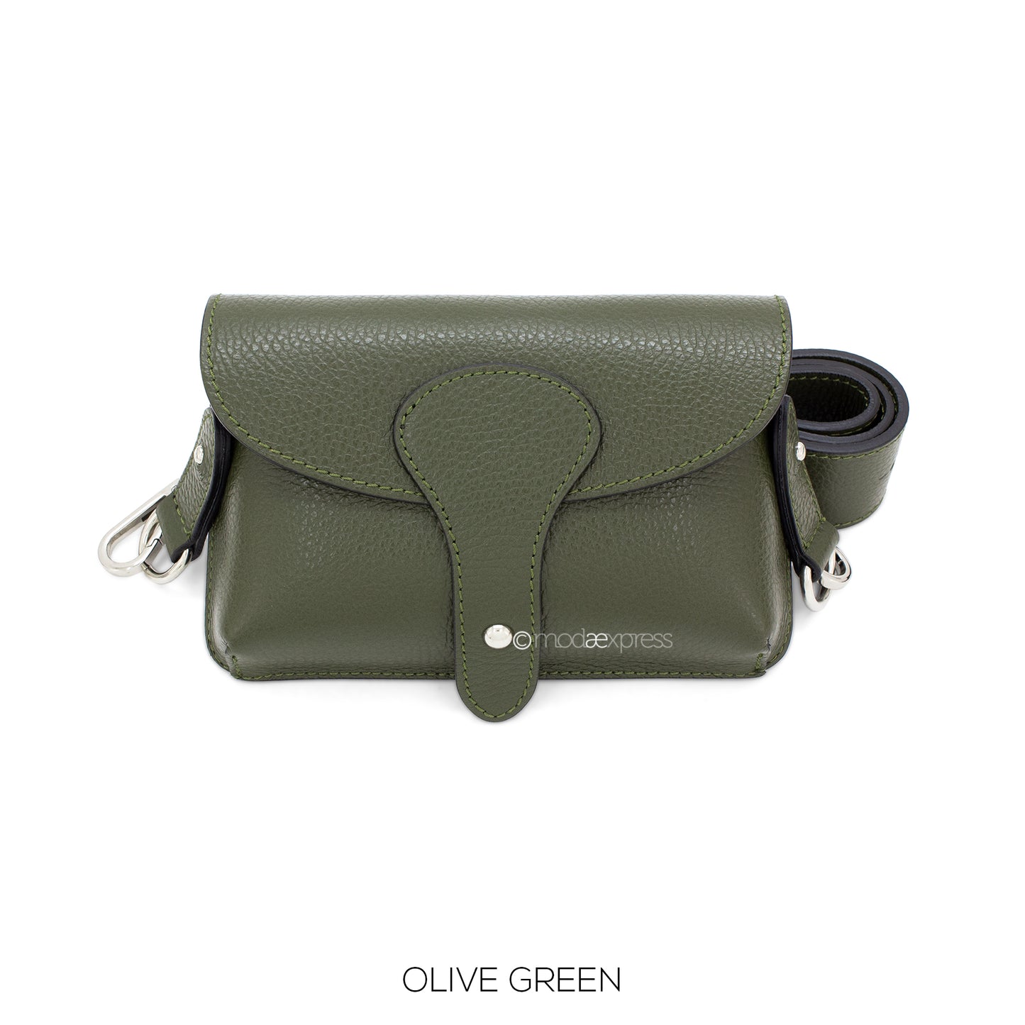 Leather Across Body Chest Bag - Various colours