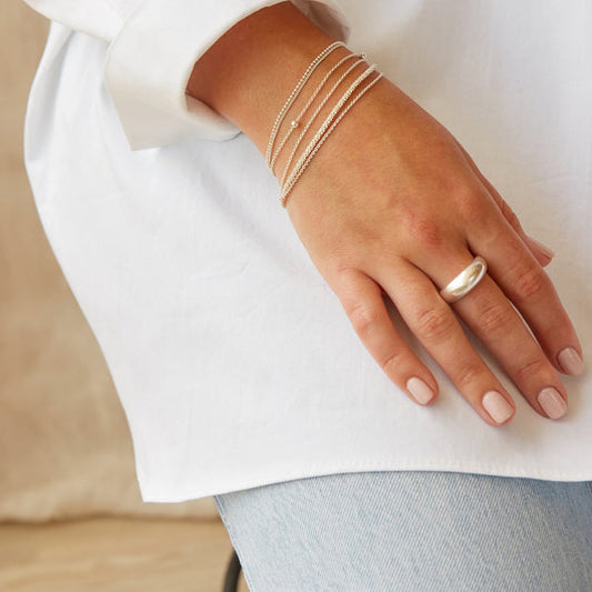 Sterling Silver Ball Chain Bracelet