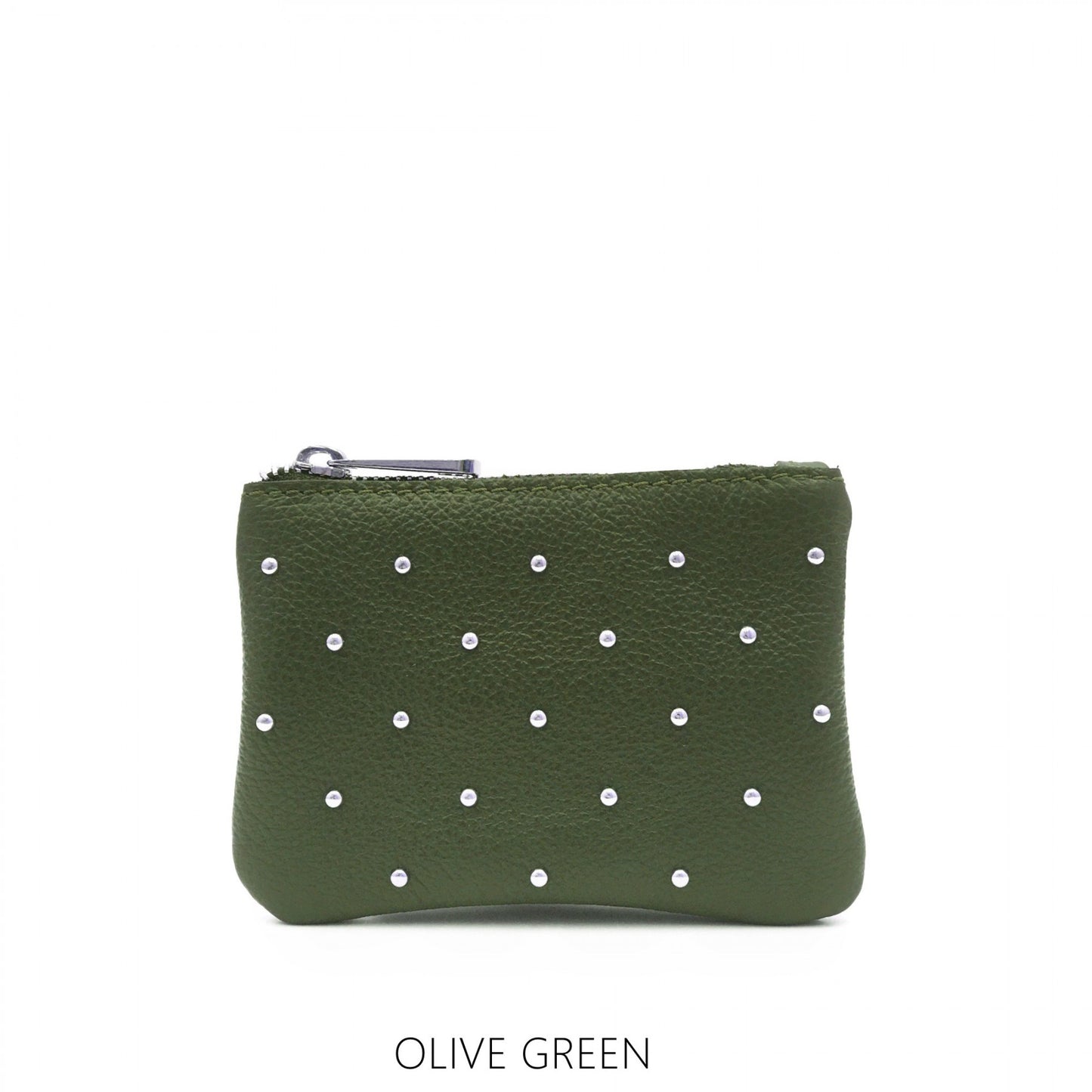 Leather Purse With Studs - Various colours