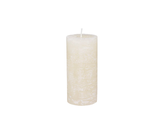 Cream Rustic Pillar Candle - 3 sizes available
