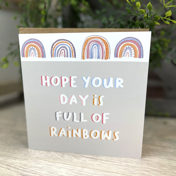Full Of Rainbows card