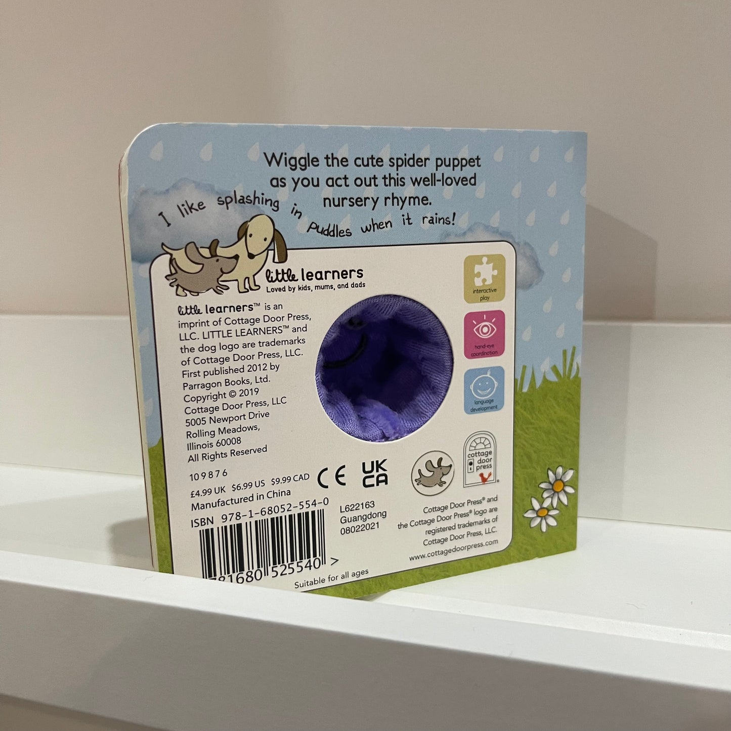 Incy Windy Spider Chunky Finger Puppet Book