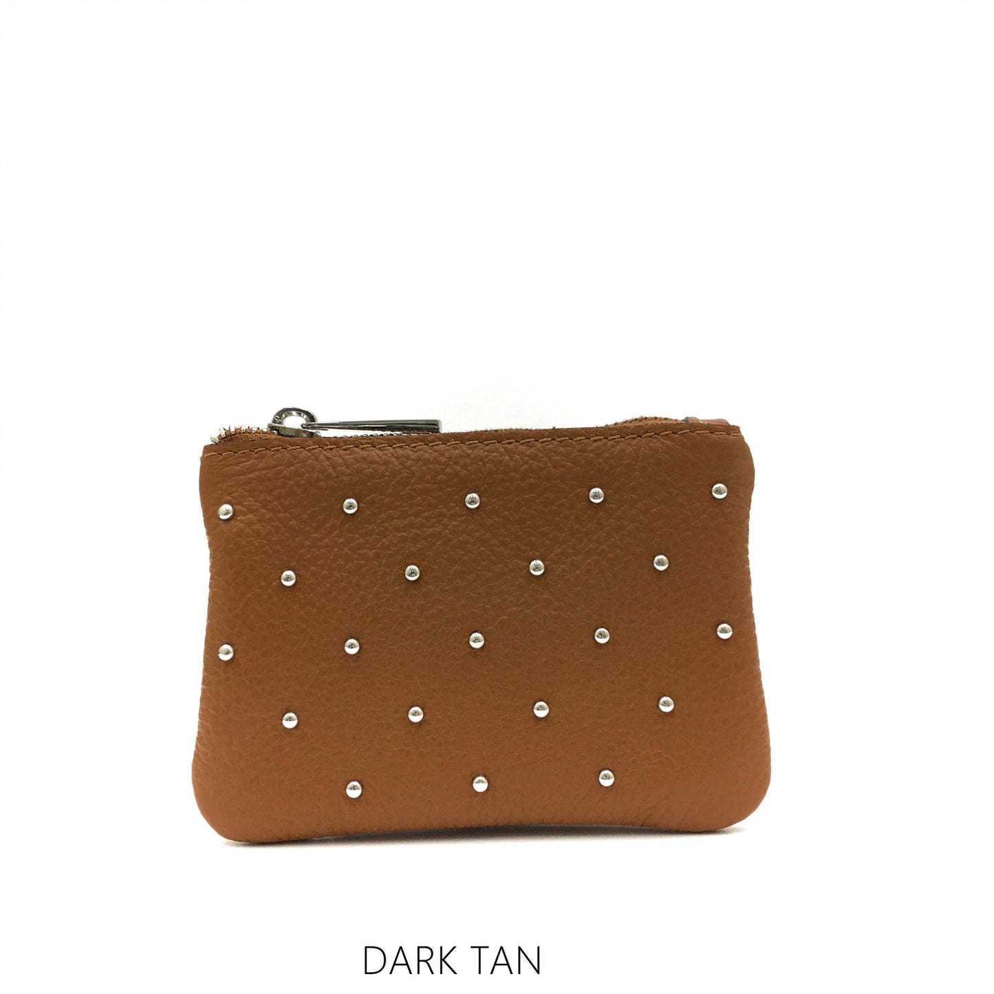 Leather Purse With Studs - Various colours