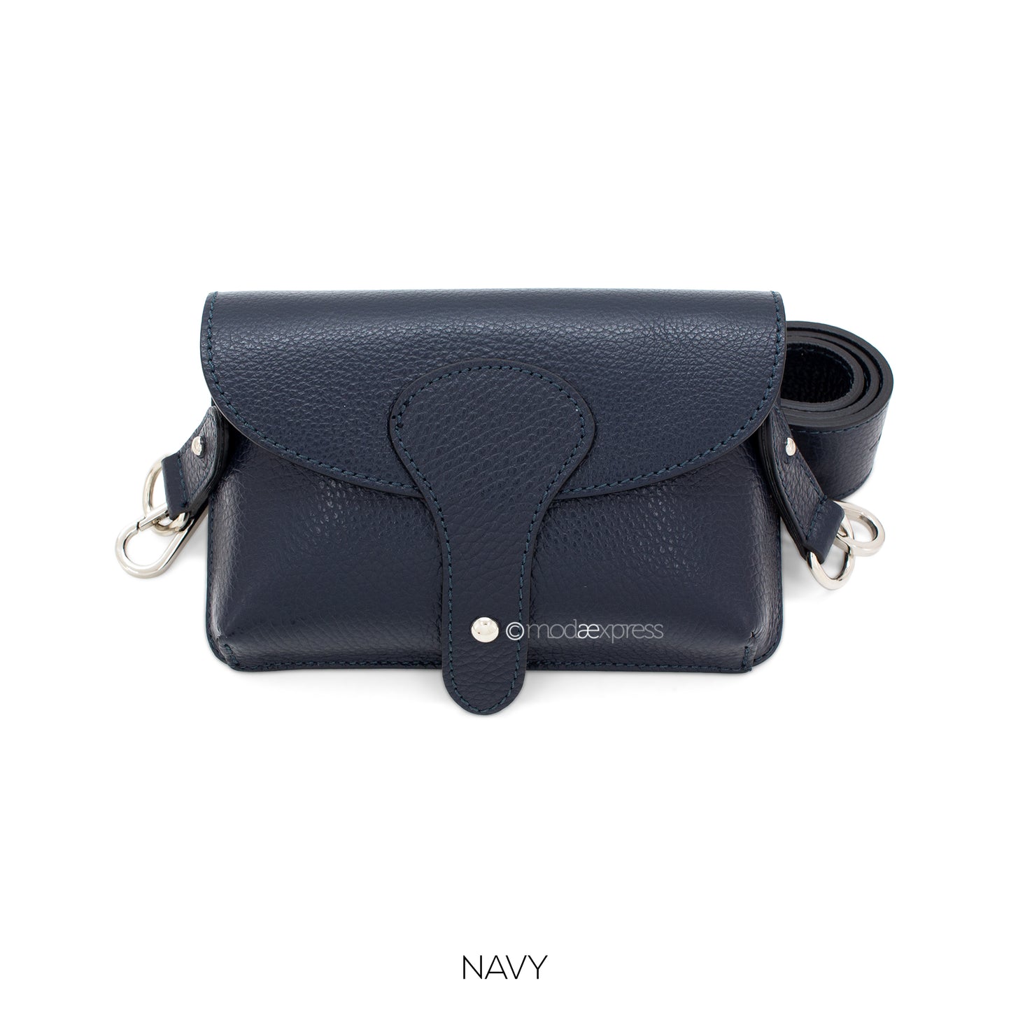 Leather Across Body Chest Bag - Various colours