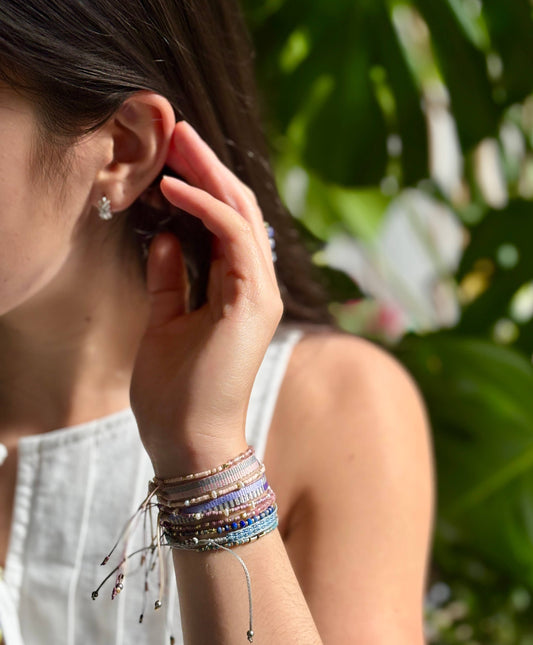 Japanese Miyuki Bracelet Set of 3 Blue - OR47