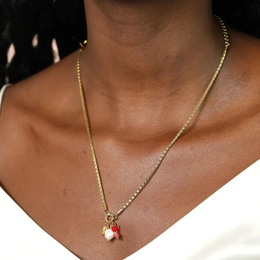 Clover & Barrel Charm Necklace