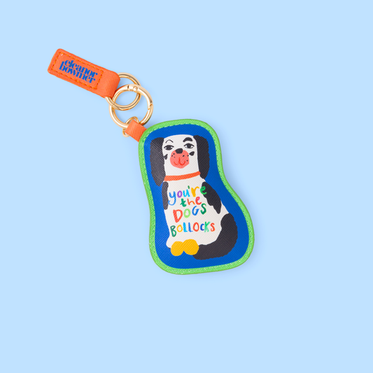 Dog's Bollocks Keyring by Eleanor Bowmer