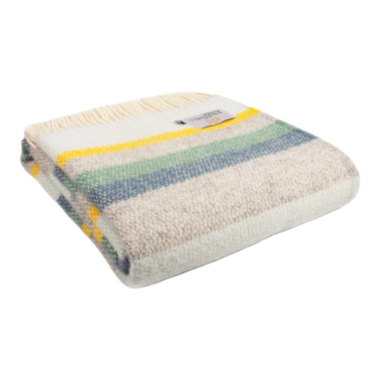 Horizon Stripe 100% Pure Wool Throw