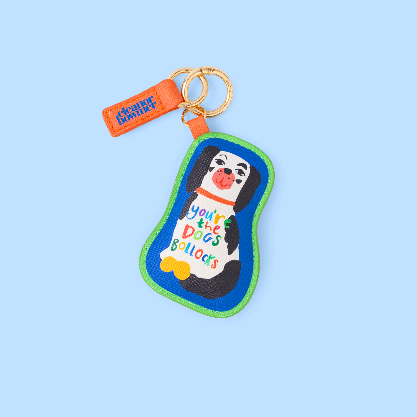 Dog's Bollocks Keyring by Eleanor Bowmer