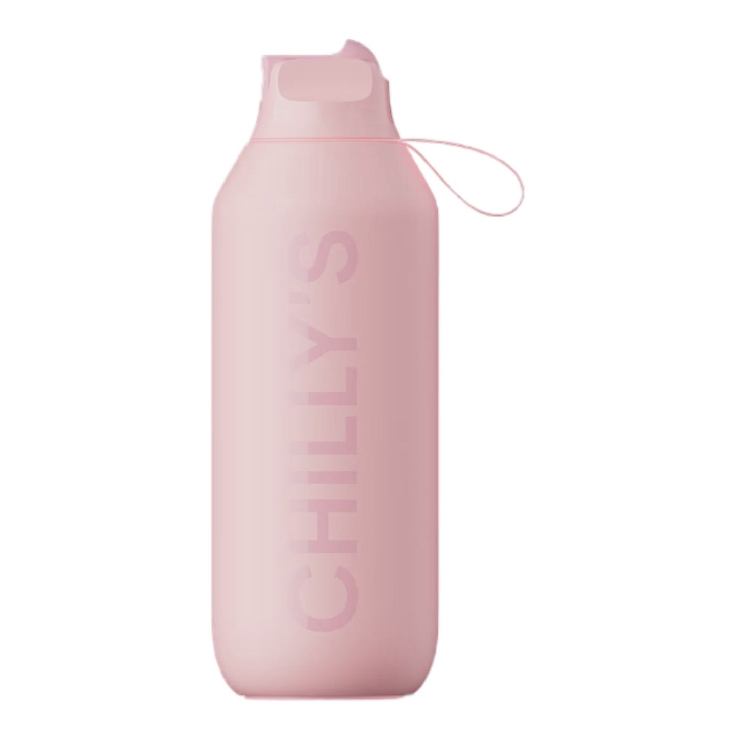 Chilly’s Bottle 1L - Series 2 Flip Bottle Blush Pink