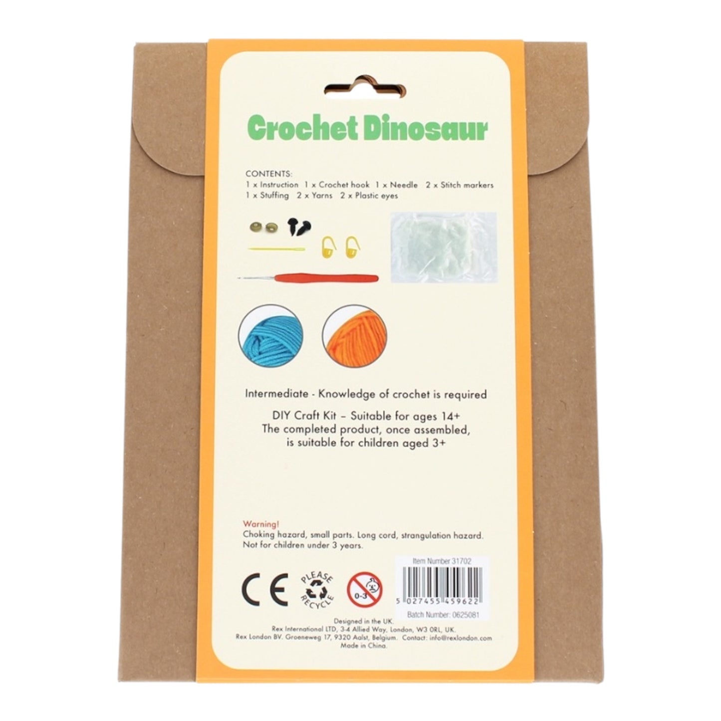 Crochet Dinosaur Kit