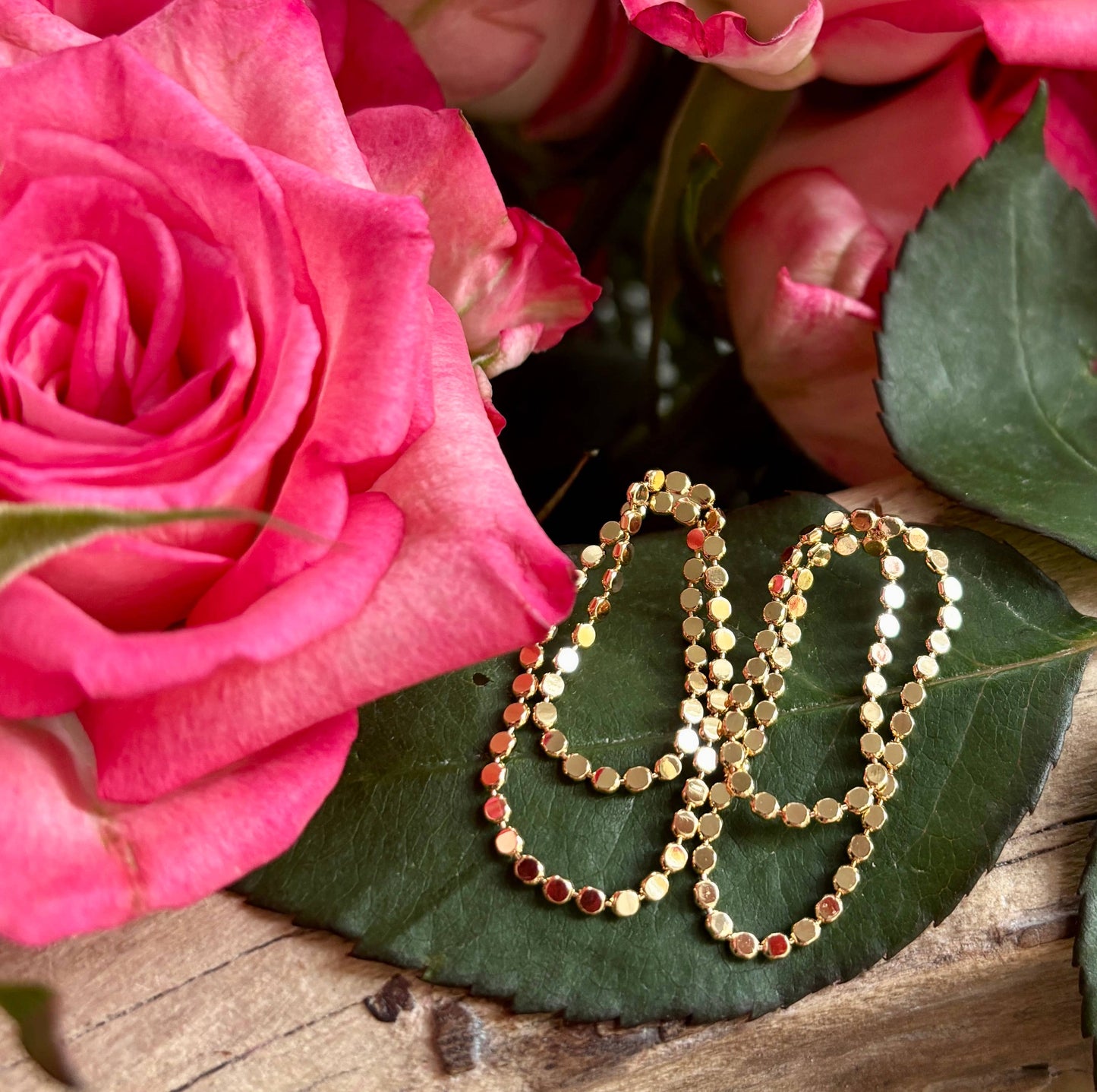 14ct Gold Plated Chain Earrings OR9