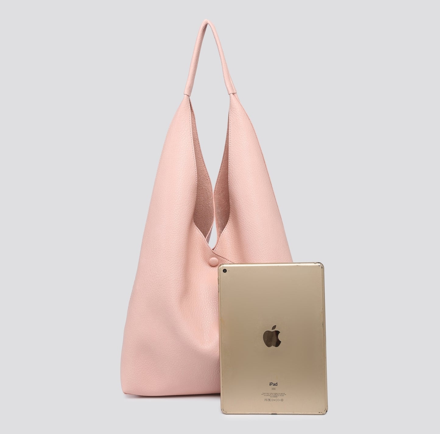 Faux Leather Slouchy Bag in a Bag