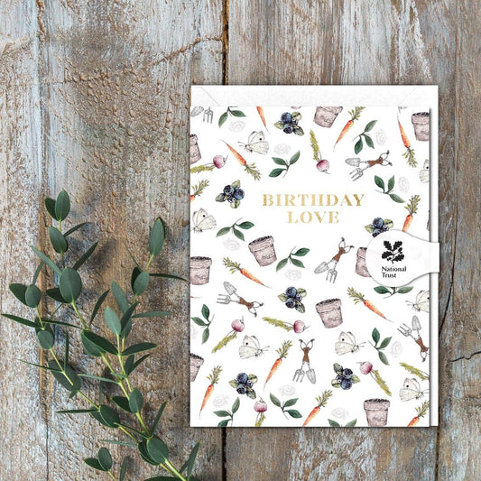 Birthday Love Gardening Card