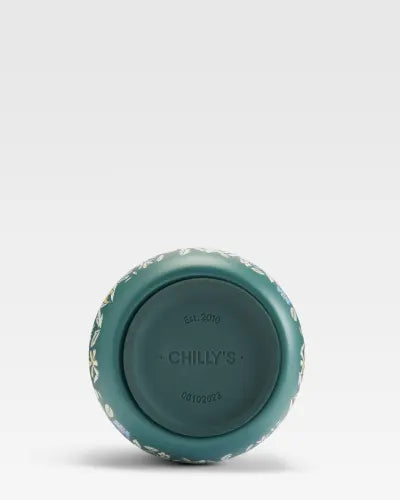 Chilly’s Water Bottle 500ml - Series 2 Liberty Summer Sprigs Pine Green