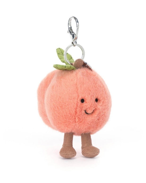 Jellycat Amuseables Peach Bag Charm