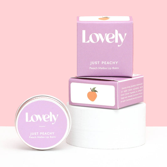Lip Balm - Just Peachy - Peach Melba
