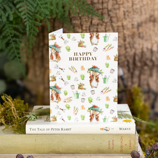 Happy Birthday Benjamin Bunny Card (Cello-Free)