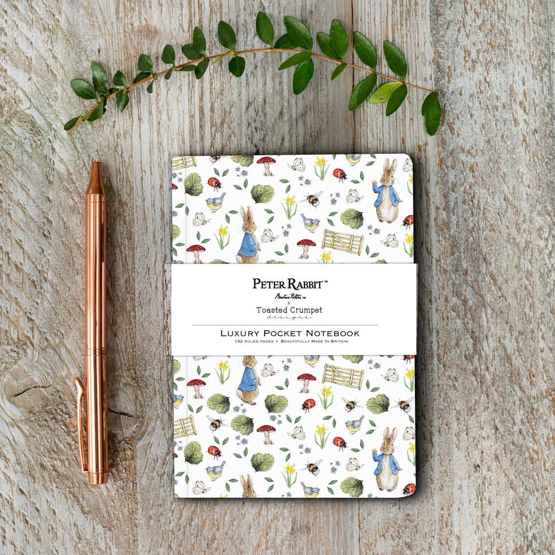 Peter Rabbit "Fresh Meadow Breeze" A6 Lined Pocket Notepad