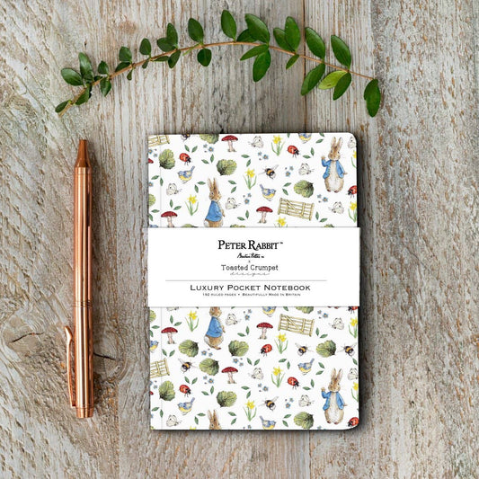Peter Rabbit "Fresh Meadow Breeze" A6 Lined Pocket Notepad