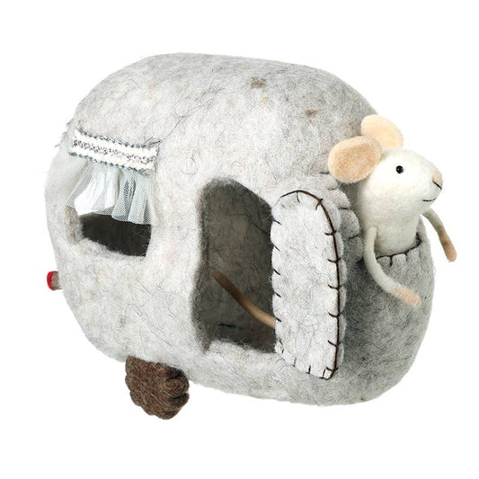 FELT MOUSE GLAMPING CARAVAN