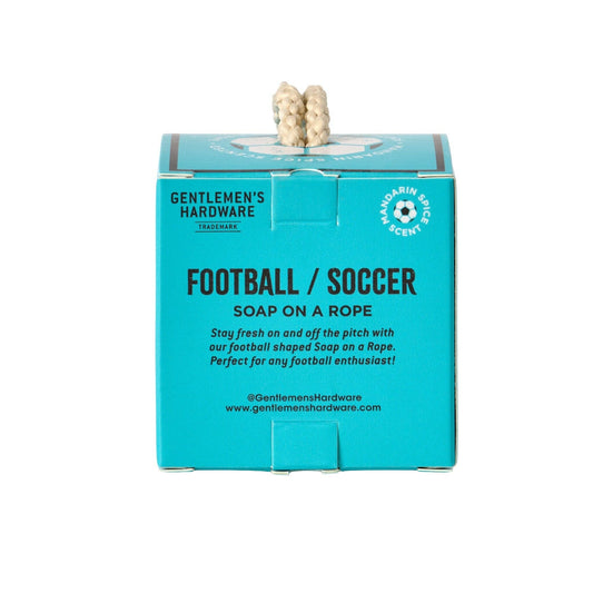 Gentlemen's Hardware Football Soap-on-a-Rope