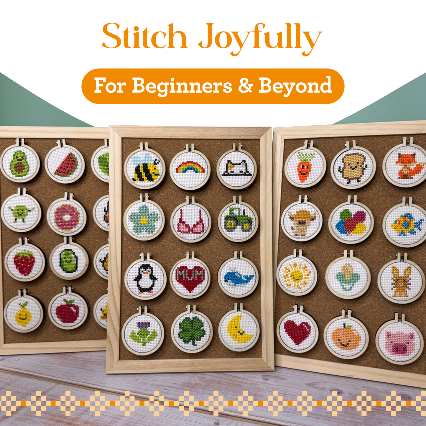 You're a Fungi! Mini Matchbox Cross Stitch Kit