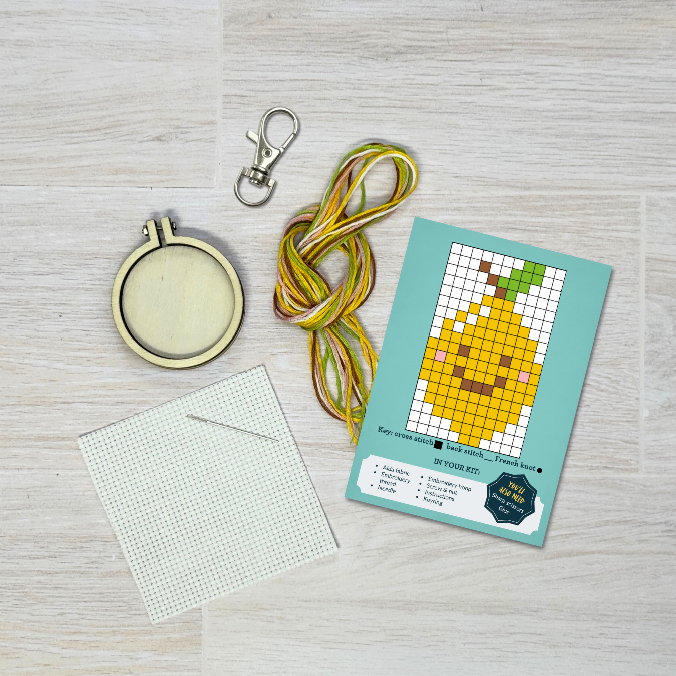 You're My Zest Friend Mini Matchbox Cross Stitch Kit