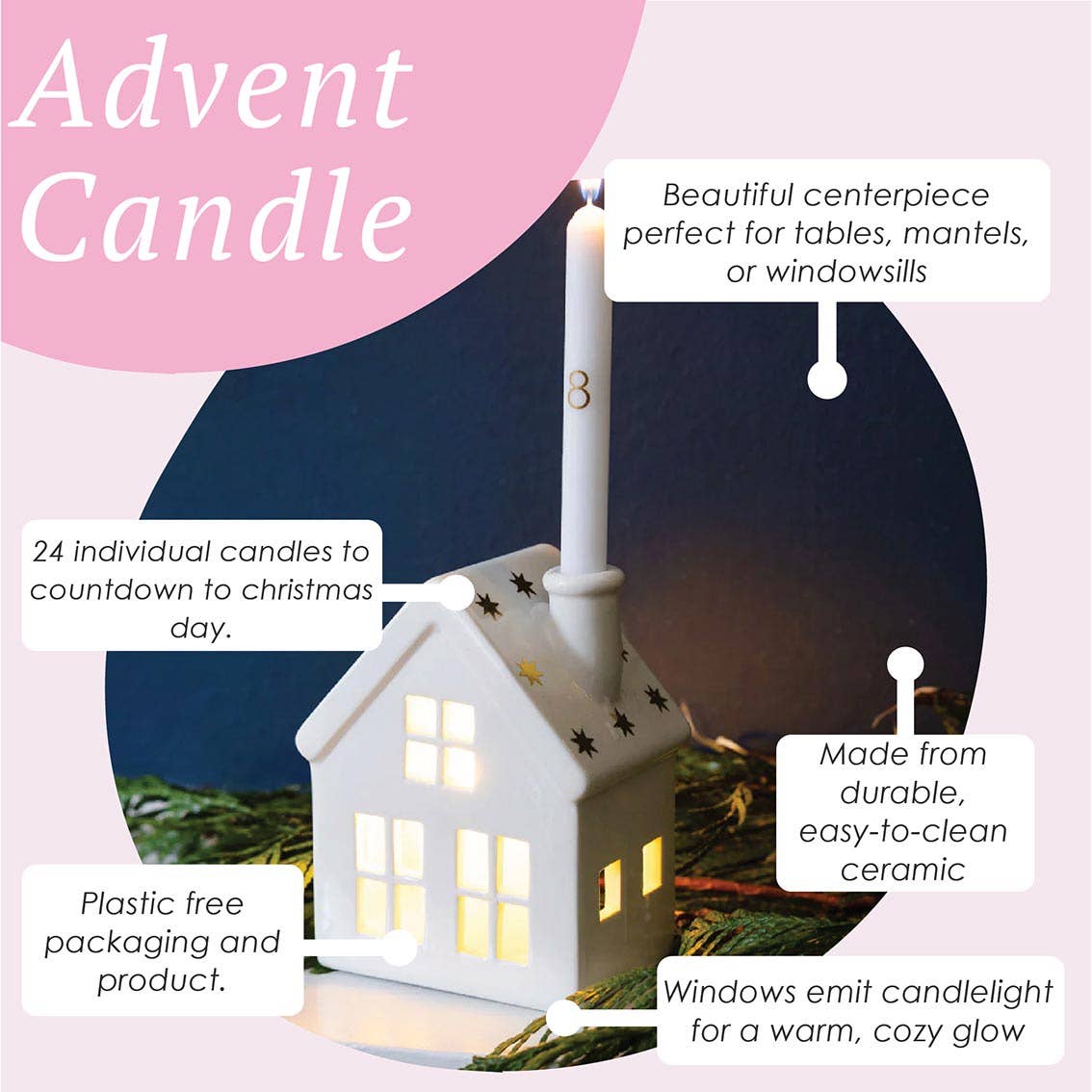 House & Advent Candle Kit